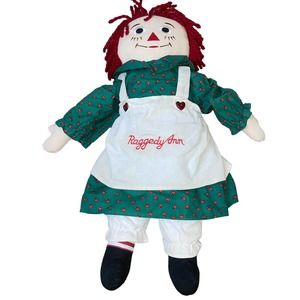 Raggedy Ann doll plush stuffed doll 1998 Johnny Gruelle collectible Christmas
